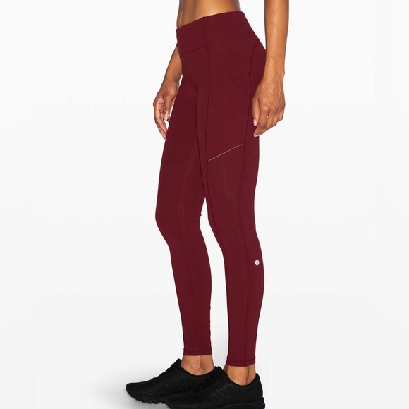 Lululemon Speed Up Tight *Full-On Luxtreme Deep Rouge size 6 - Picture 3 of 12